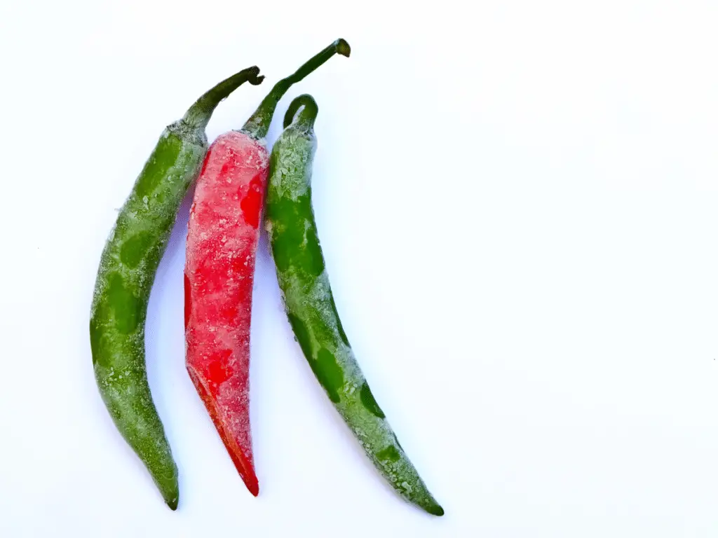 When freezing peppers whole, ensure each one is washed, dried, and stored in its own freezer bag.