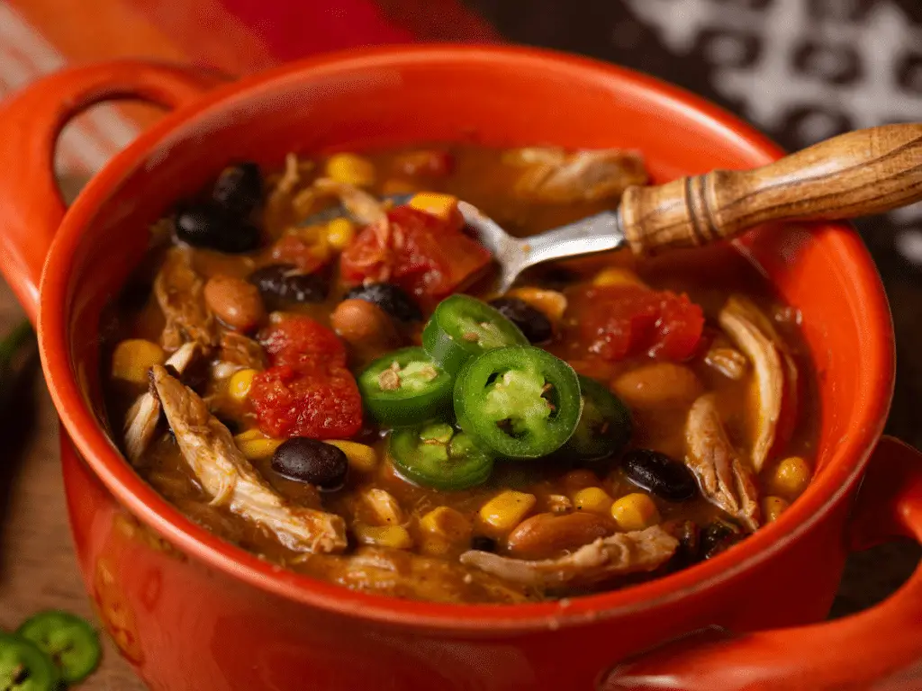 Serrano peppers are great stuffed, blistered, or even just sliced and served on top your favorite taco soup!