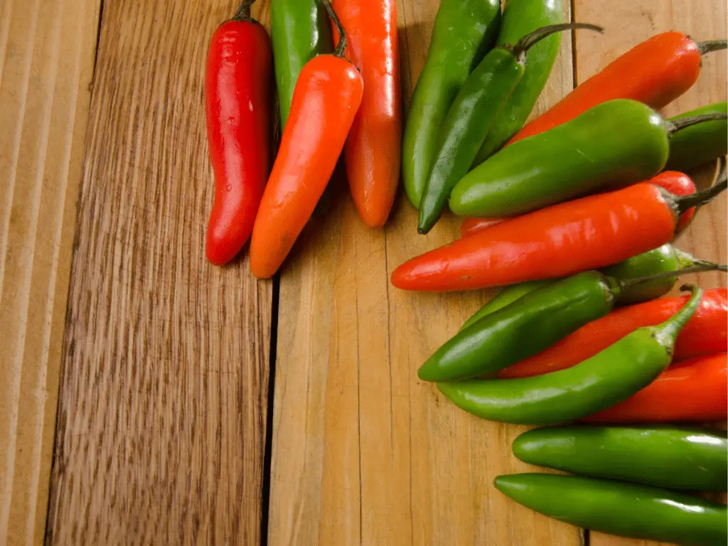 Like most peppers, the mature red peppers are likely to be spicier than the green version.