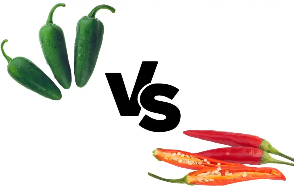 Jalapeños vs cayenne peppers (based on heat, flavor, size, shape, nutrition, and substitutions).