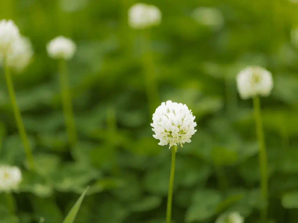 White clover may be a weed in your front yard, but it's indispensable in your garden!