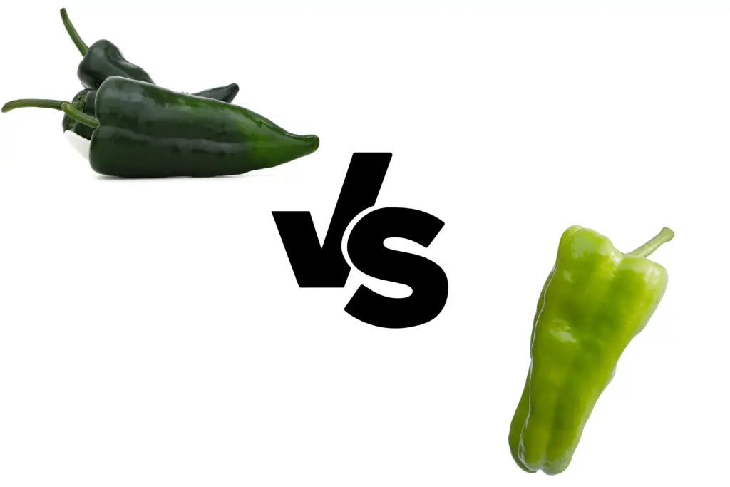 Poblano peppers vs cubanelle peppers (based on heat, flavor, size, shape, nutrition, and substitutions).